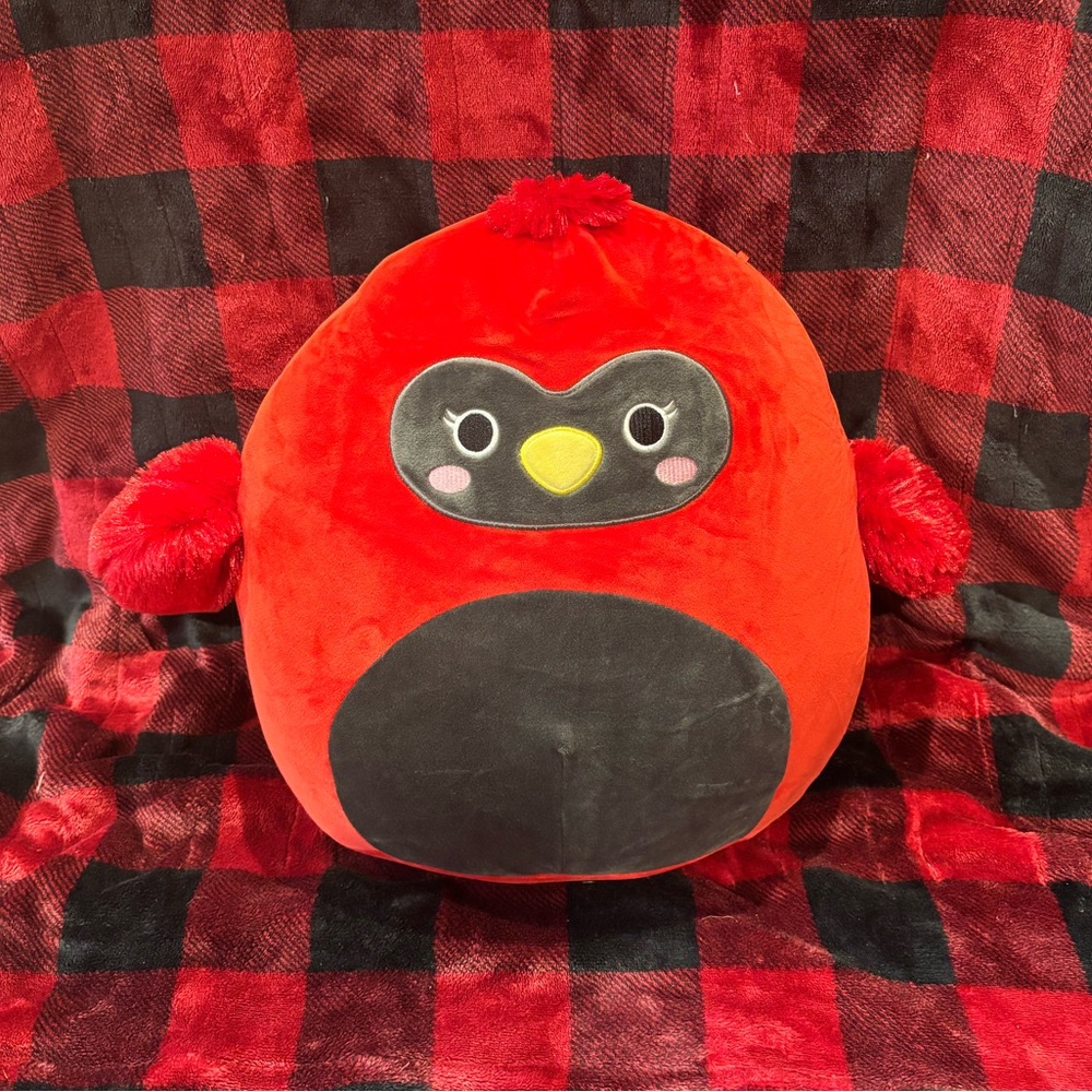 12” Cazlan the Cardinal Squishmallow
